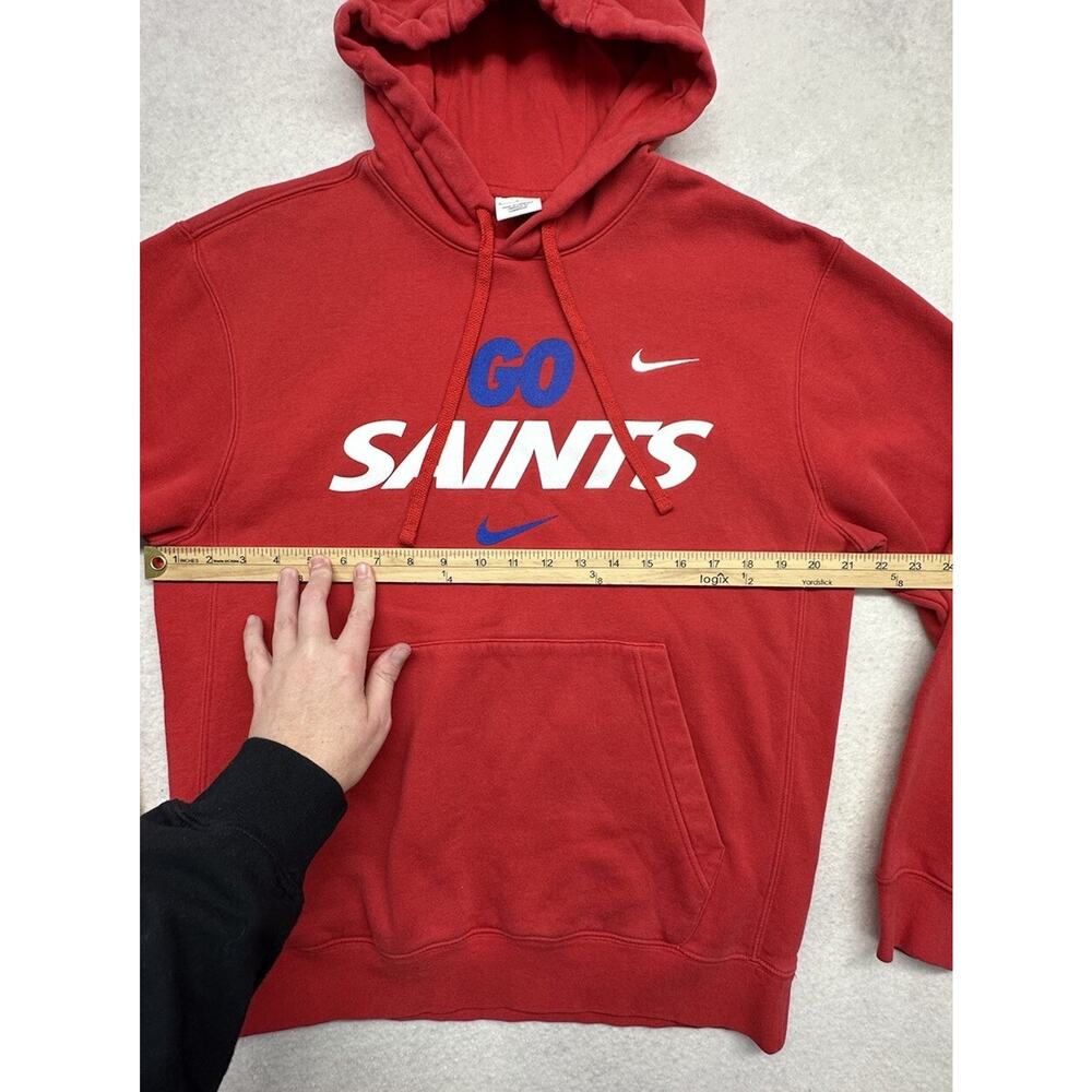 Nike Hoodie Mens Small Saints High School Red Blue Sports - Picture 4 of 6